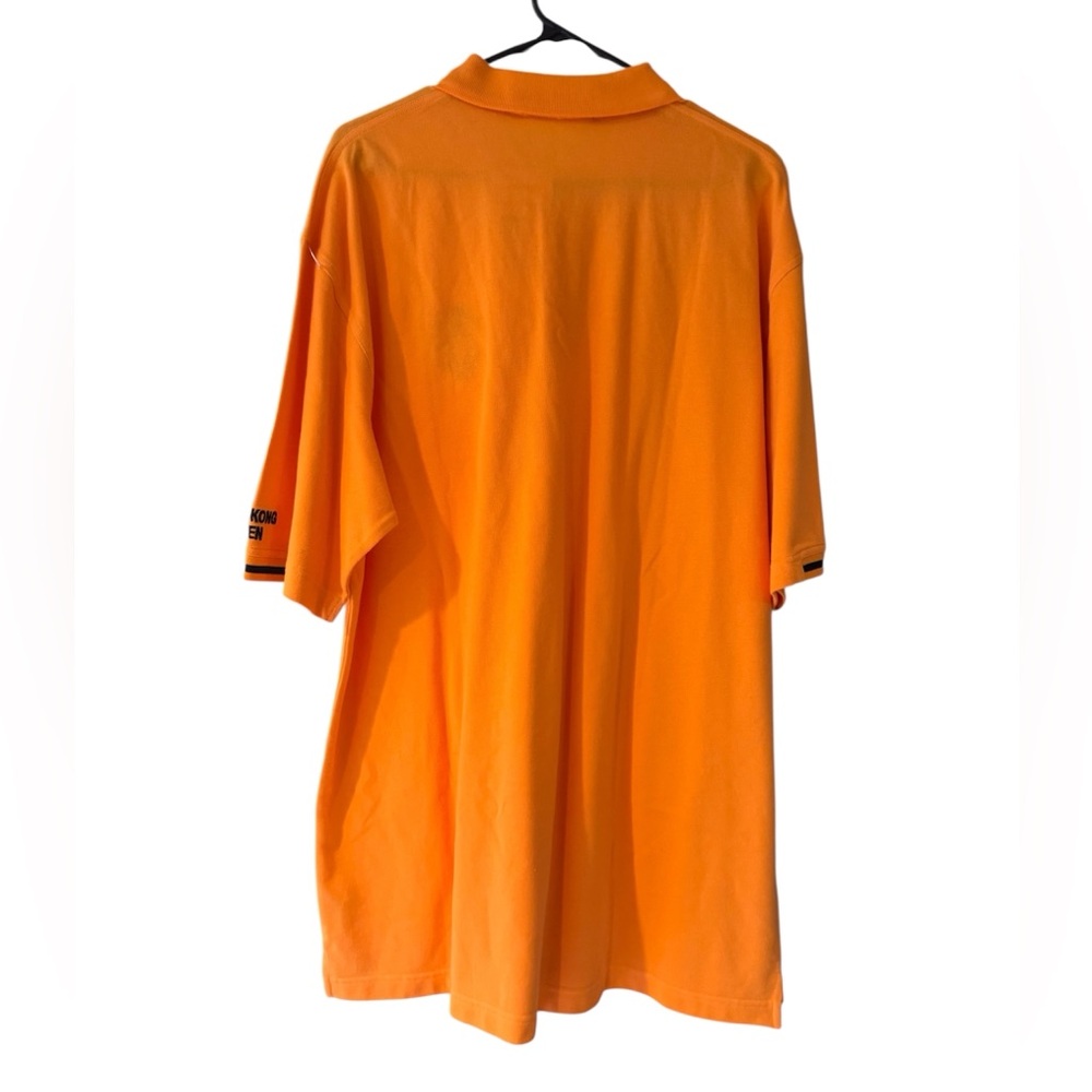 Iain Roberts Cotton Pique Polo Shirt. Orange‎ Black Embroidery. Men’s XL. Rare! - Picture 7 of 8